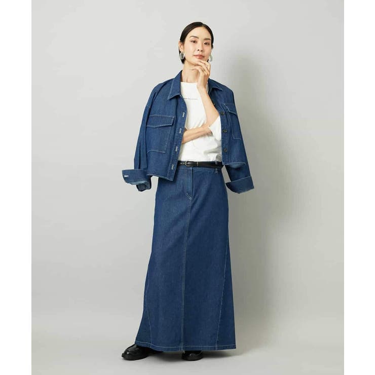 [セットアップ対応]デニムダブルポケットブルゾン | MICHEL KLEIN | 詳細画像4 