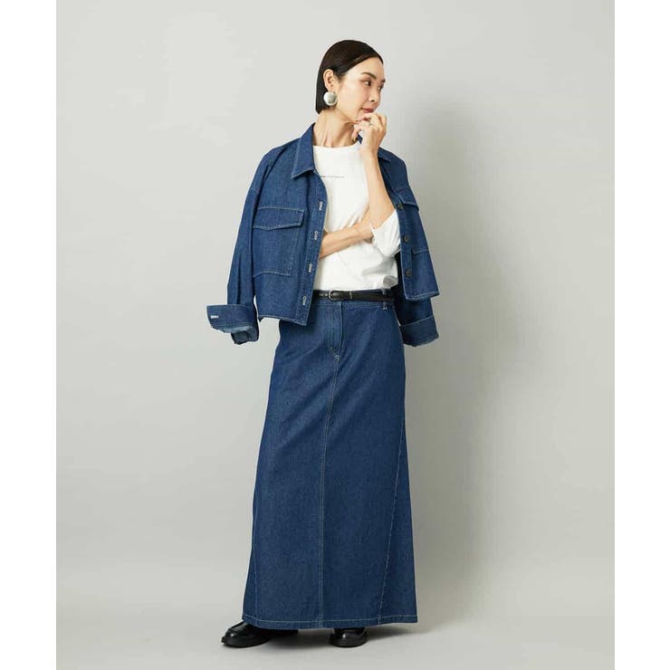 [セットアップ対応]デニムダブルポケットブルゾン | MICHEL KLEIN | 詳細画像5 