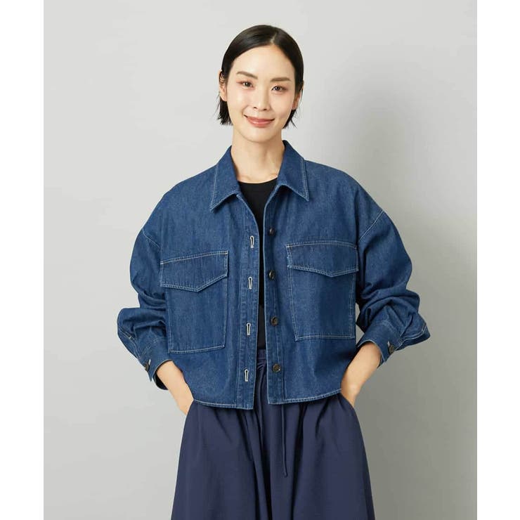 [セットアップ対応]デニムダブルポケットブルゾン | MICHEL KLEIN | 詳細画像7 