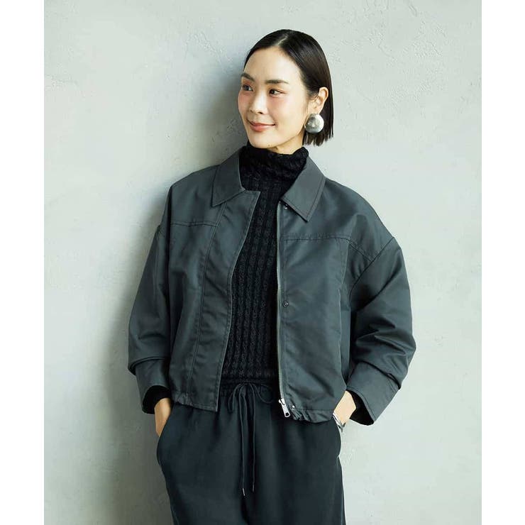 ステンカラーショートブルゾン | MICHEL KLEIN | 詳細画像2 