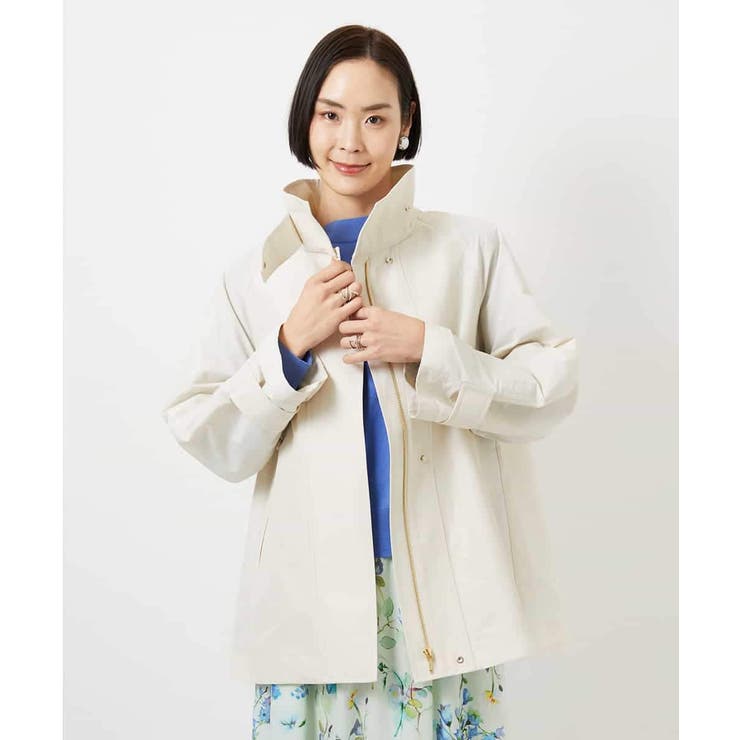 ミドル丈スタンドライトコート | MICHEL KLEIN | 詳細画像5 