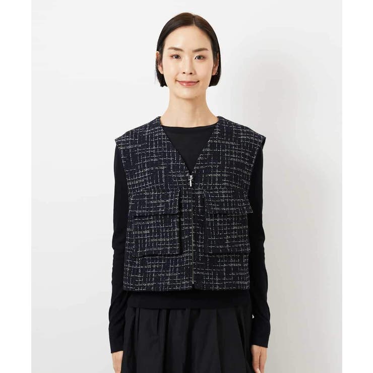 ファンシーツイード フィッシャーマンジレ | MICHEL KLEIN | 詳細画像22 