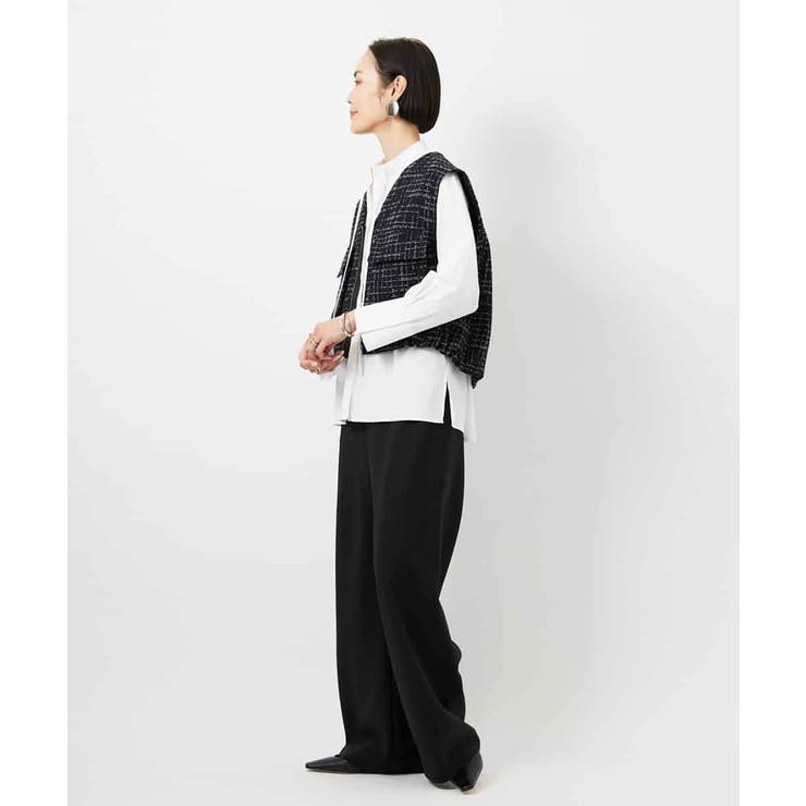 ファンシーツイード フィッシャーマンジレ | MICHEL KLEIN | 詳細画像9 