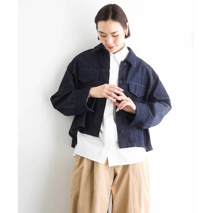 [セットアップ対応]デニムダブルポケットブルゾン | MICHEL KLEIN | 詳細画像10 