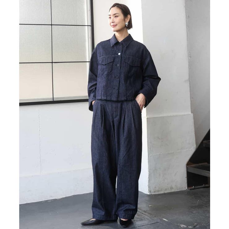 [セットアップ対応]デニムダブルポケットブルゾン | MICHEL KLEIN | 詳細画像17 