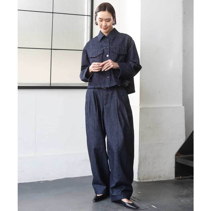 [セットアップ対応]デニムダブルポケットブルゾン | MICHEL KLEIN | 詳細画像18 