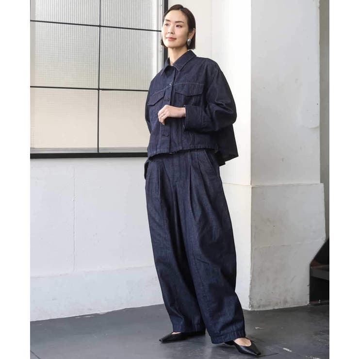 [セットアップ対応]デニムダブルポケットブルゾン | MICHEL KLEIN | 詳細画像19 