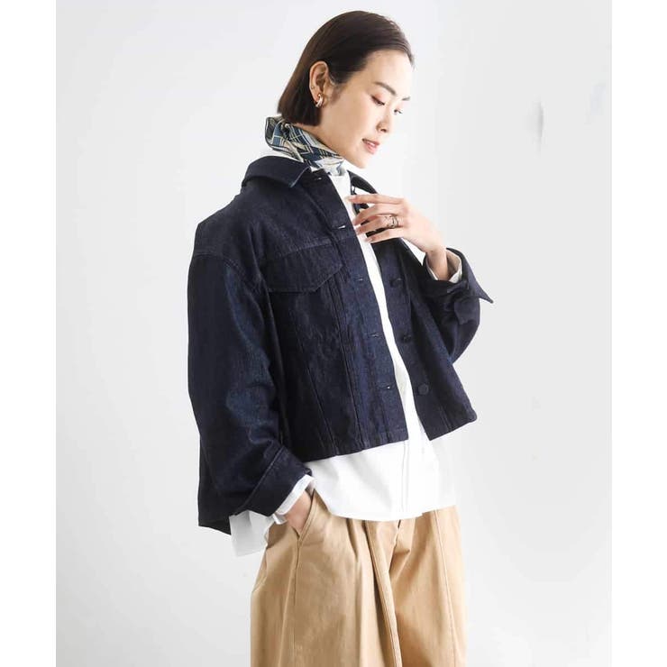 [セットアップ対応]デニムダブルポケットブルゾン | MICHEL KLEIN | 詳細画像2 