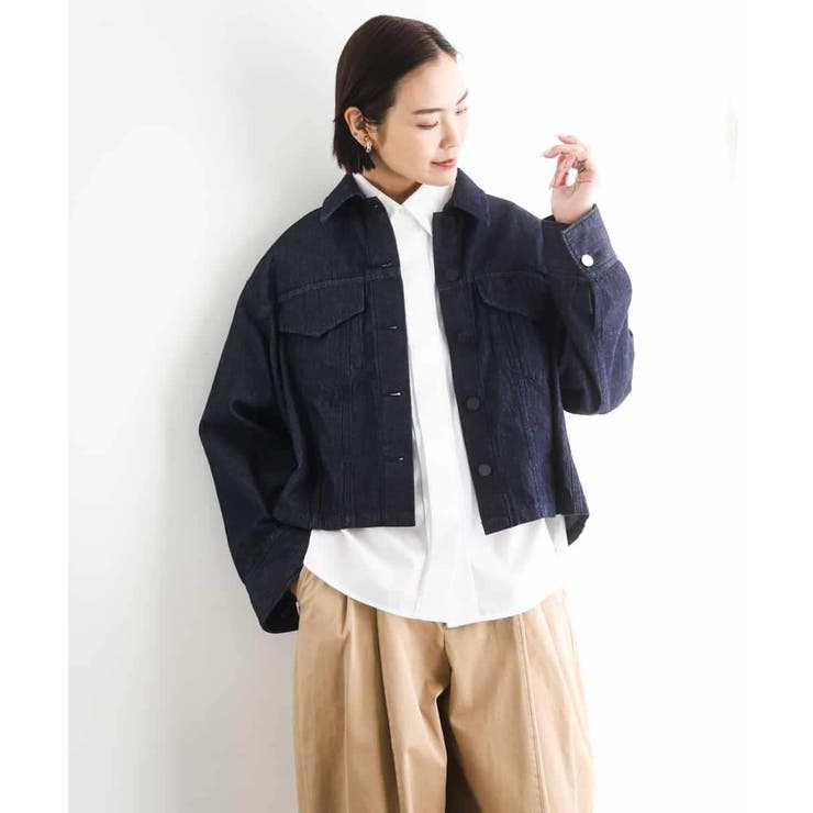 [セットアップ対応]デニムダブルポケットブルゾン | MICHEL KLEIN | 詳細画像9 