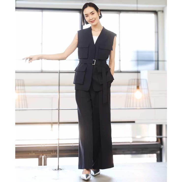 [セットアップ対応]ツイードライク フィッシャーマンジレ | MICHEL KLEIN | 詳細画像17 