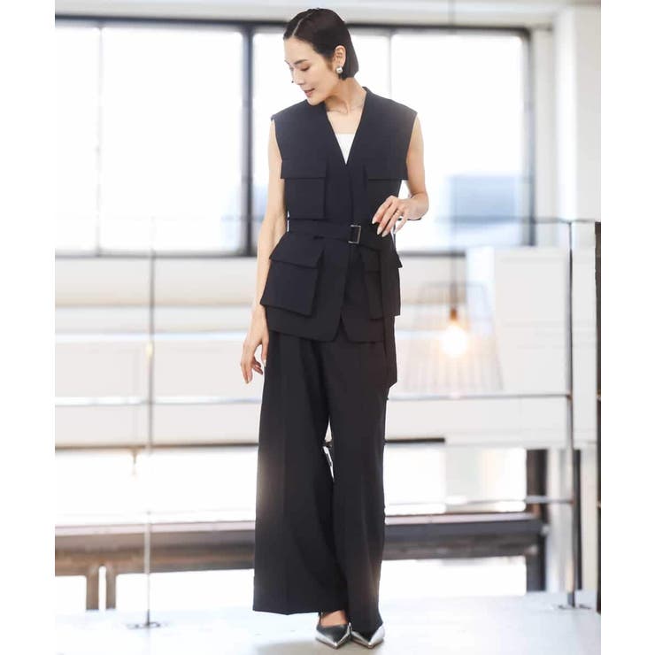 [セットアップ対応]ツイードライク フィッシャーマンジレ | MICHEL KLEIN | 詳細画像18 