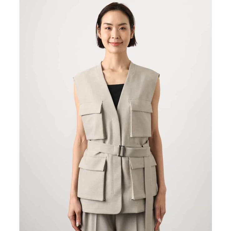 [セットアップ対応]ツイードライク フィッシャーマンジレ | MICHEL KLEIN | 詳細画像19 