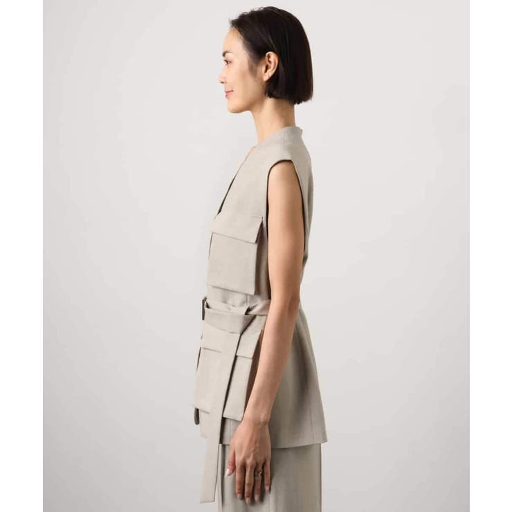 [セットアップ対応]ツイードライク フィッシャーマンジレ | MICHEL KLEIN | 詳細画像20 