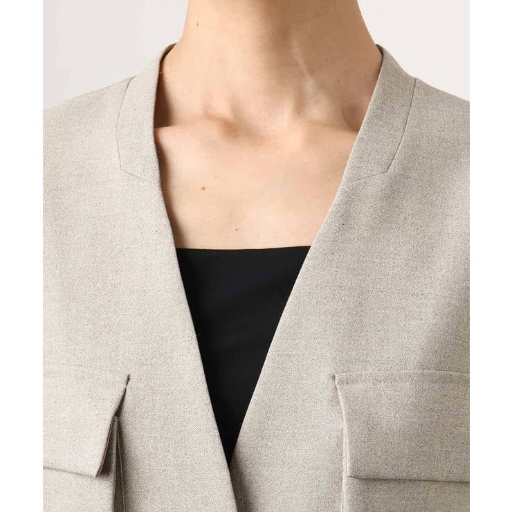 [セットアップ対応]ツイードライク フィッシャーマンジレ | MICHEL KLEIN | 詳細画像22 