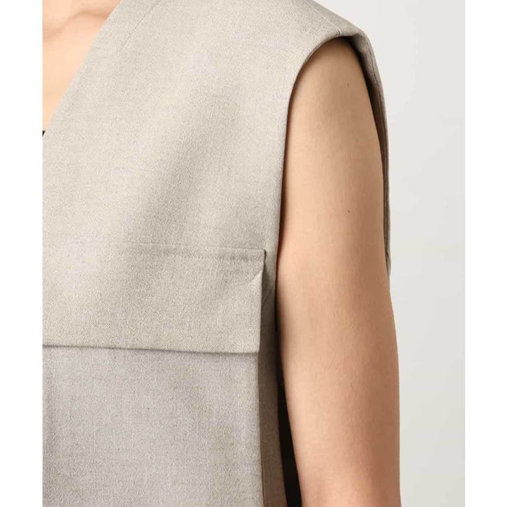 [セットアップ対応]ツイードライク フィッシャーマンジレ | MICHEL KLEIN | 詳細画像24 