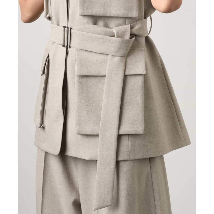 [セットアップ対応]ツイードライク フィッシャーマンジレ | MICHEL KLEIN | 詳細画像25 