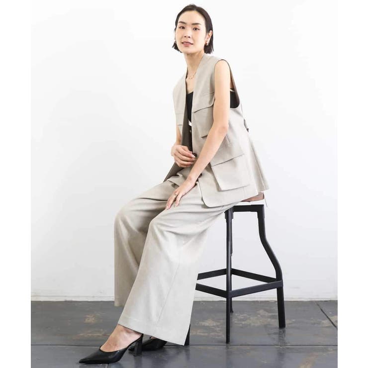 [セットアップ対応]ツイードライク フィッシャーマンジレ | MICHEL KLEIN | 詳細画像4 