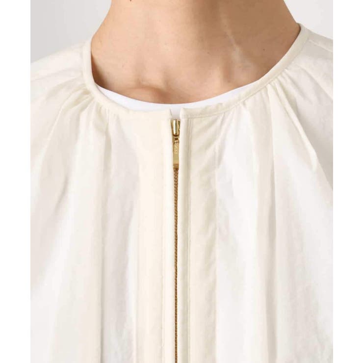 ナイロンペーパー ノーカラーブルゾン | MICHEL KLEIN | 詳細画像21 