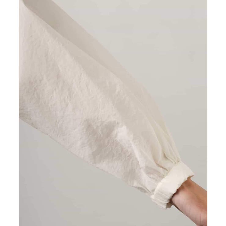 ナイロンペーパー ノーカラーブルゾン | MICHEL KLEIN | 詳細画像22 