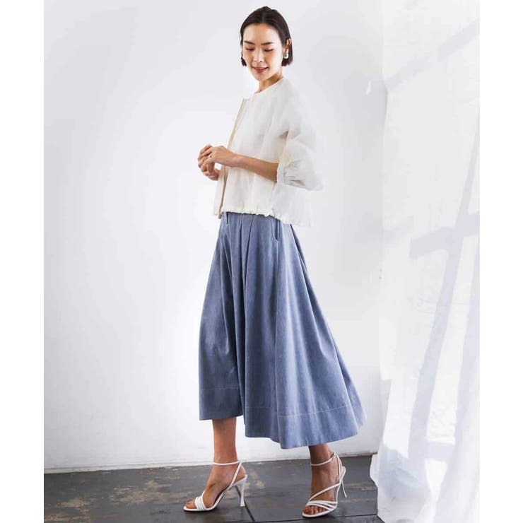 ナイロンペーパー ノーカラーブルゾン | MICHEL KLEIN | 詳細画像5 