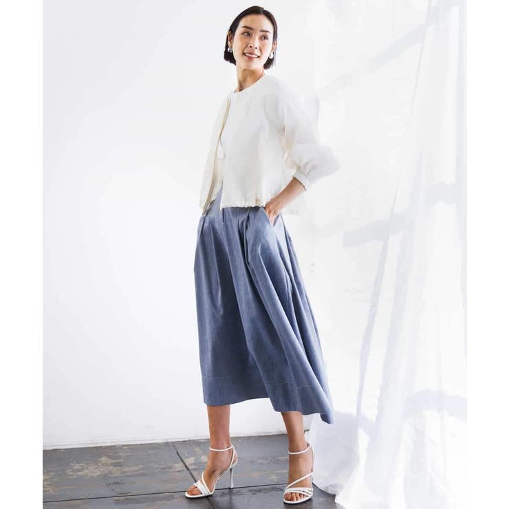 ナイロンペーパー ノーカラーブルゾン | MICHEL KLEIN | 詳細画像7 