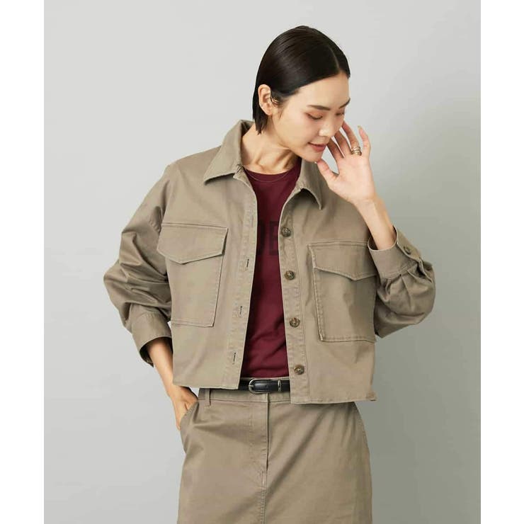 [セットアップ対応]チノダブルポケットブルゾン | MICHEL KLEIN | 詳細画像1 