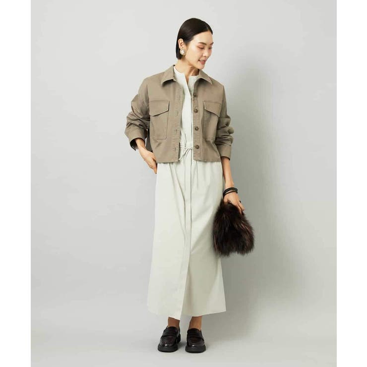 [セットアップ対応]チノダブルポケットブルゾン | MICHEL KLEIN | 詳細画像12 