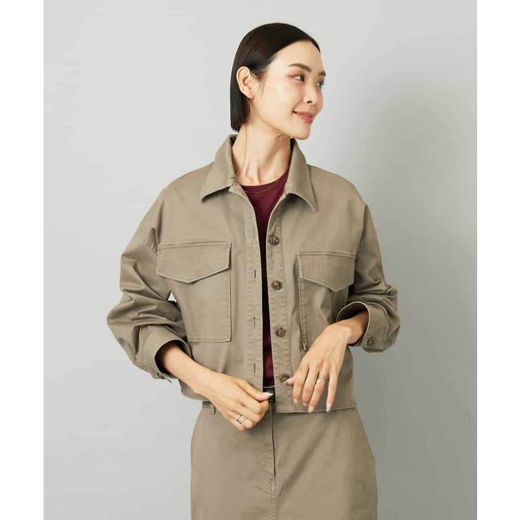 [セットアップ対応]チノダブルポケットブルゾン | MICHEL KLEIN | 詳細画像3 