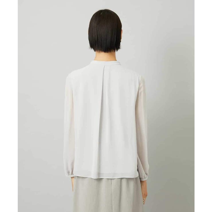 ボウタイ付き2WAYブラウソ― | MICHEL KLEIN | 詳細画像21 
