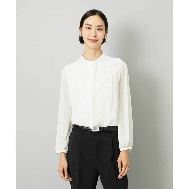 ボウタイ付き2WAYブラウソ― | MICHEL KLEIN | 詳細画像9 