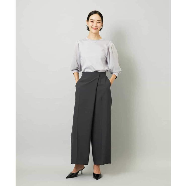 ラメチュールスリーブ異素材カットソー | MICHEL KLEIN | 詳細画像9 