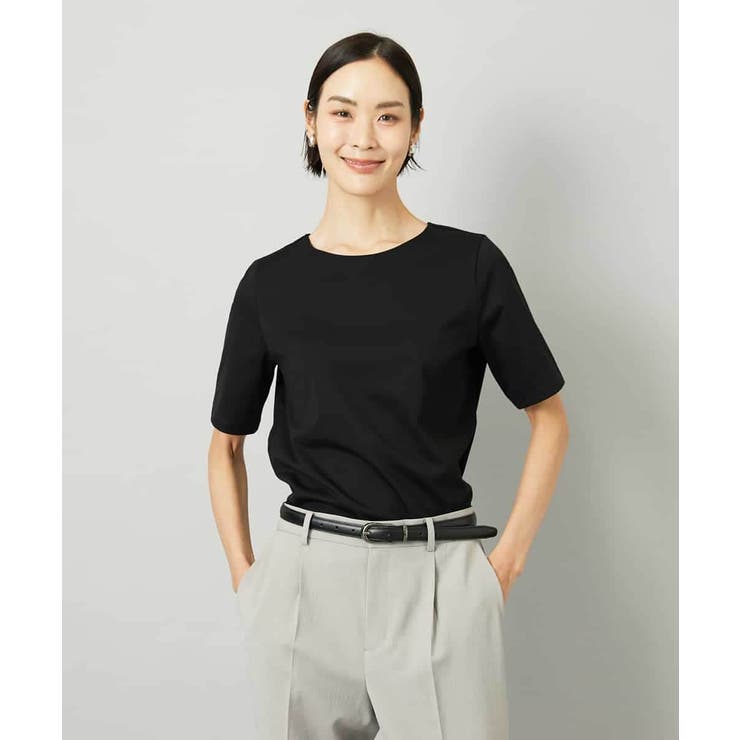 ブラック | クリーンフォルムTシャツ | MICHEL KLEIN