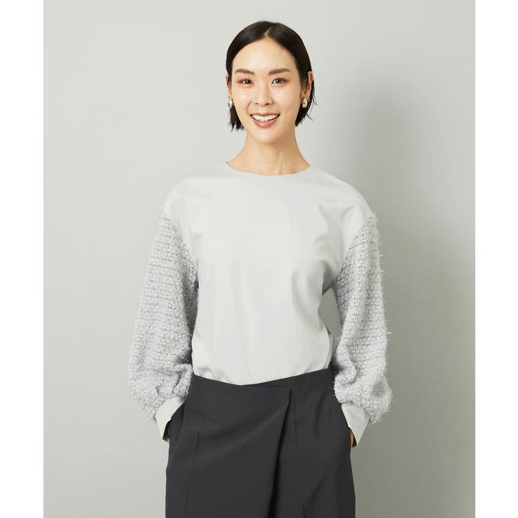 パフスリーブ異素材カットソー | MICHEL KLEIN | 詳細画像21 