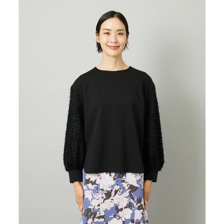 パフスリーブ異素材カットソー | MICHEL KLEIN | 詳細画像28 