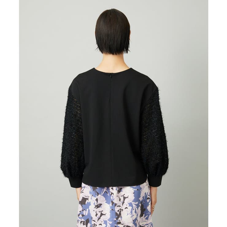 パフスリーブ異素材カットソー | MICHEL KLEIN | 詳細画像30 