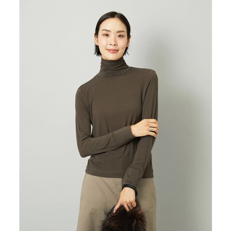 ［レイヤードにおすすめ］シアーハイネックカットソー | MICHEL KLEIN | 詳細画像11 