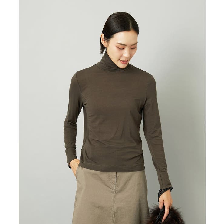 ［レイヤードにおすすめ］シアーハイネックカットソー | MICHEL KLEIN | 詳細画像12 