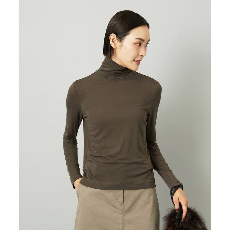 ［レイヤードにおすすめ］シアーハイネックカットソー | MICHEL KLEIN | 詳細画像13 