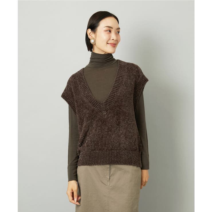 ［レイヤードにおすすめ］シアーハイネックカットソー | MICHEL KLEIN | 詳細画像17 