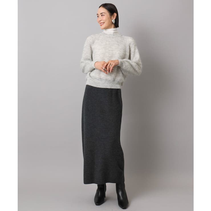 ［レイヤードにおすすめ］シアーハイネックカットソー | MICHEL KLEIN | 詳細画像48 