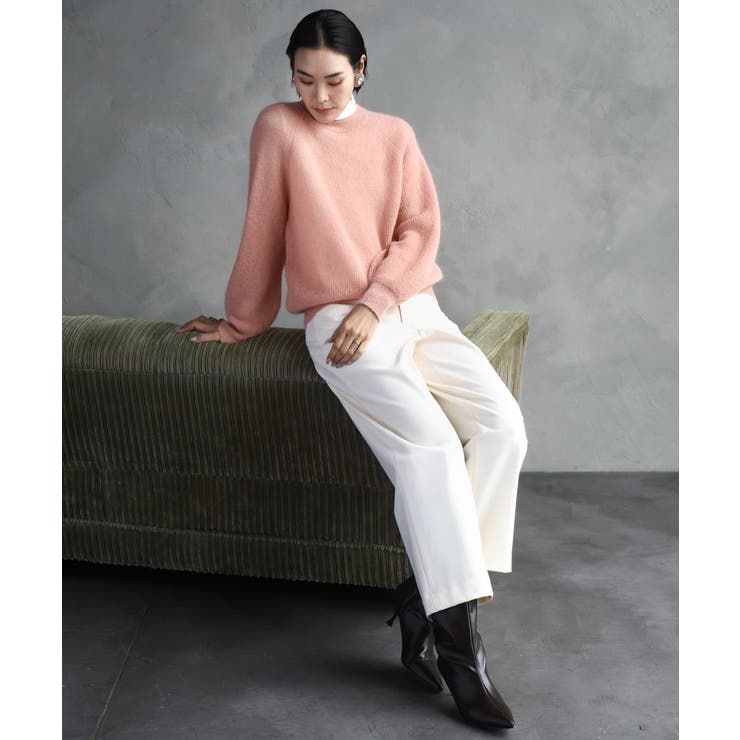 ［レイヤードにおすすめ］シアーハイネックカットソー | MICHEL KLEIN | 詳細画像52 