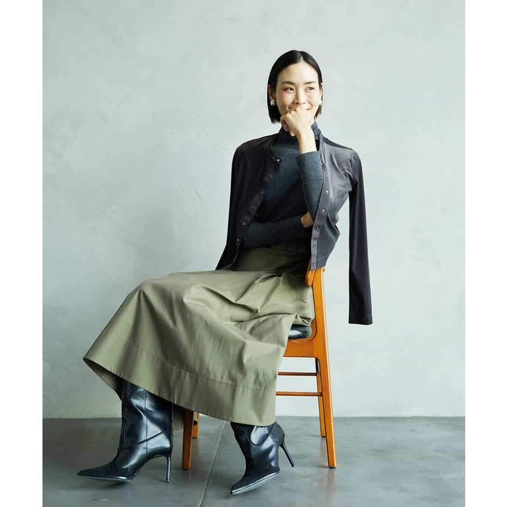 ［レイヤードにおすすめ］シアーハイネックカットソー | MICHEL KLEIN | 詳細画像55 