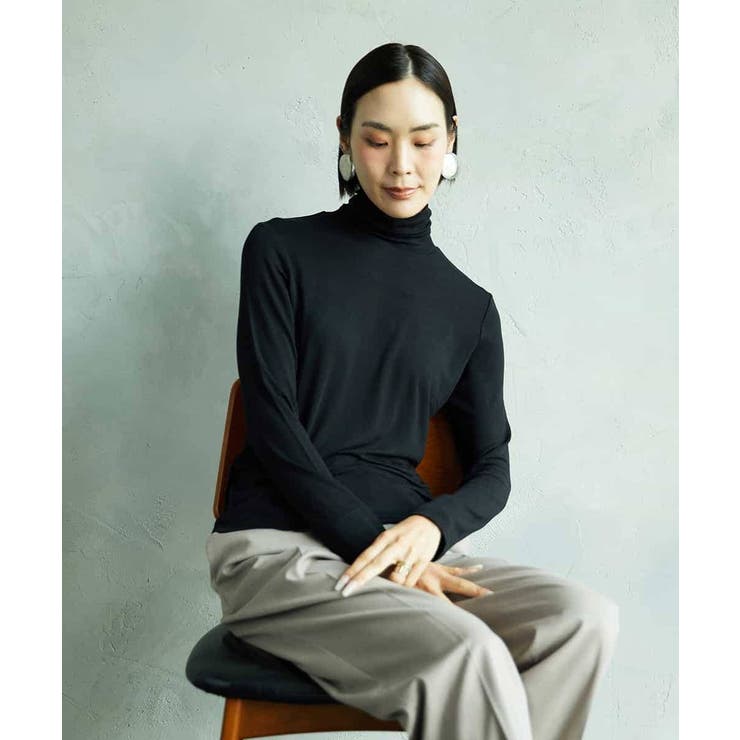 ［レイヤードにおすすめ］シアーハイネックカットソー | MICHEL KLEIN | 詳細画像61 