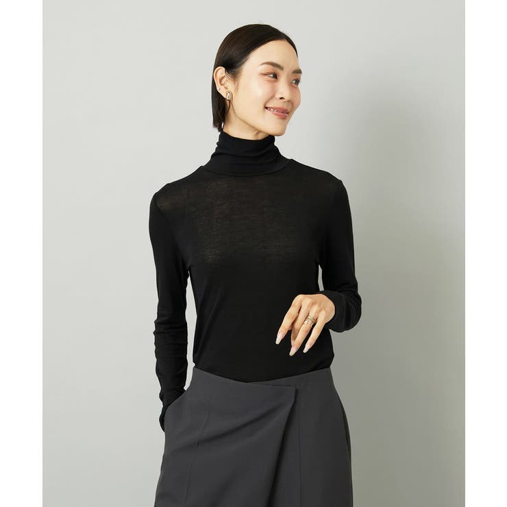 ［レイヤードにおすすめ］シアーハイネックカットソー | MICHEL KLEIN | 詳細画像69 