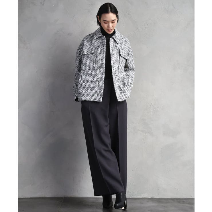 ［レイヤードにおすすめ］シアーハイネックカットソー | MICHEL KLEIN | 詳細画像74 