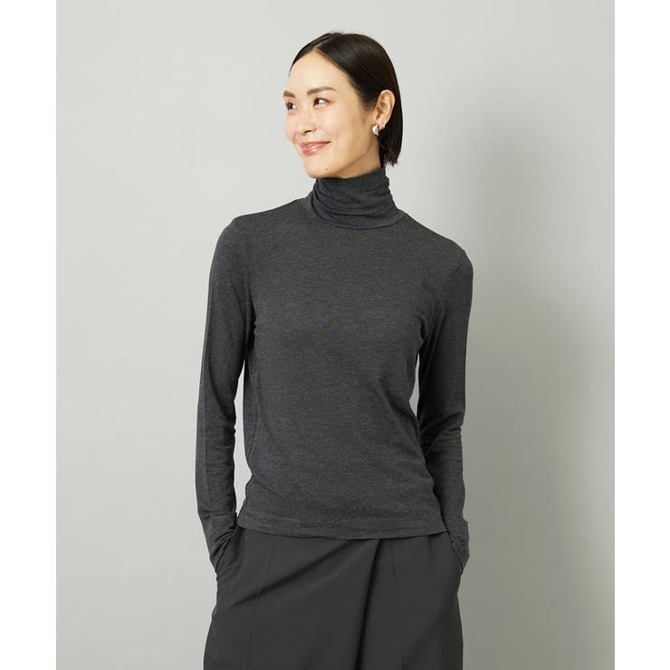 ［レイヤードにおすすめ］シアーハイネックカットソー | MICHEL KLEIN | 詳細画像86 