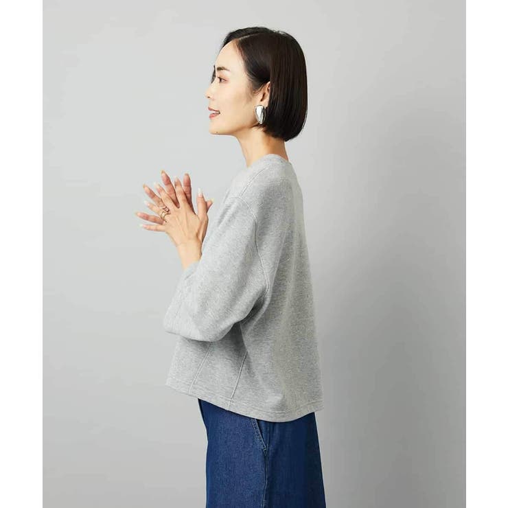 [セットアップ対応]ラメ裏毛プルオーバー | MICHEL KLEIN | 詳細画像10 