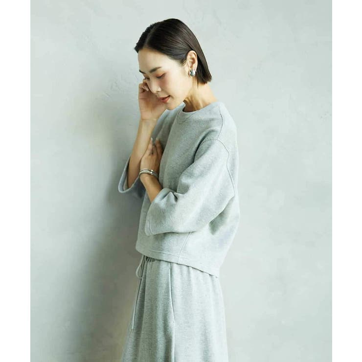 [セットアップ対応]ラメ裏毛プルオーバー | MICHEL KLEIN | 詳細画像2 