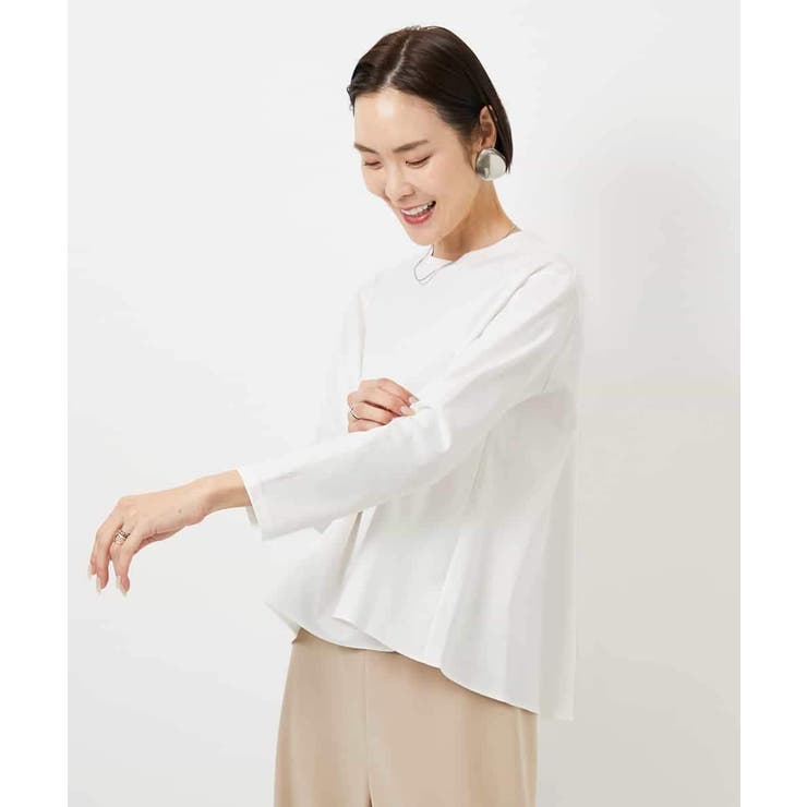 バックフレアカットソー | MICHEL KLEIN | 詳細画像9 