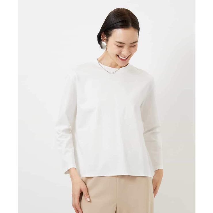 ホワイト | バックフレアカットソー | MICHEL KLEIN